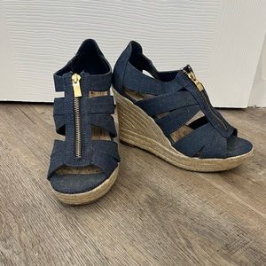 Merona denim wedges